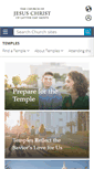 Mobile Screenshot of mormontemples.org